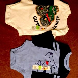Boys long sleeve bodysuits